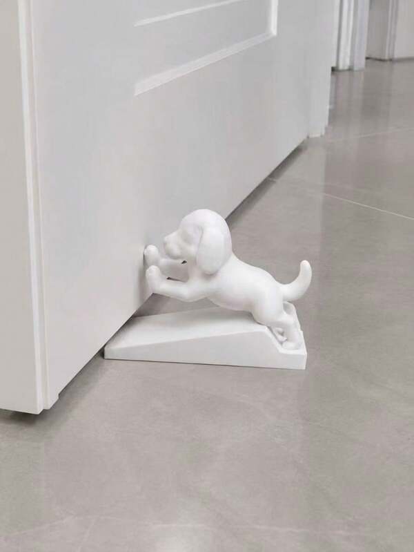 1pc Cute Puppy Door Stopper, Thickened Anti-Collision Noise-Reducing Non-Slip Door Wedge For Home Bedroom Office, Stable Door Jammer Wind Blocker, Creative Cartoon Design, Prevent Door Banging, Universal Practical Small Door Plug For Home And Office