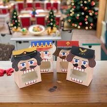 5pcs Christmas Gift Set For Her/Him, Christmas Gift Box With Window, Small 3D Cardboard Box, Suitable For Holiday Party, Perfect Choice For Holiday Treats - Multicolor - View 7