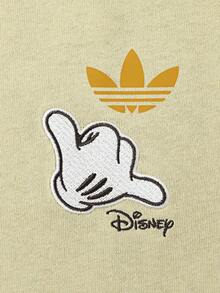 Adidas Originals Men's  GFX TEE Short Sleeve Knit Collarless T-Shirt TKU3101 - Bean Green - View 5