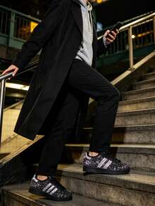 Adidas Adidas Womens Superstar 2 'Rhinestone Black Silver' (Women's Sizes) Core Black/Silver Metallic/ IH4200 Winter New - 黑色 - 查看 8