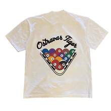 Women T-Shirts - 短袖--白色--撞球文化(ab面) - 查看 4