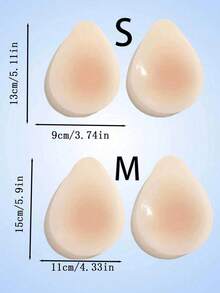 2入水滴形矽膠黏貼式乳貼，適合背心、露背上衣，夏季限定，衣內隱形貼合 - 多色 - 查看 8