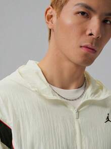 Jordan Men's AS LWT DRAFT JKT UV Woven Hooded Jacket IB7256-100 - Beige - View 6