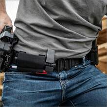 1pc Elastic Tactical Quick Release MOLLE Pouch, Hook And Loop Attachment, Suitable For Chest Rig, Duty Belt, Horizontal Combat Belt Accessories - Multicolor - View 4