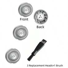 Men's Electric Shaver Replacement Blade Head - Compatible With Flyco And Other Detachable Mesh Electric Shaver Heads, Suitable For 3000, 2000, 1000, Flyco FR8 Series, Perfect Gift For Father, Husband And Boyfriend, Halloween, Christmas - A - View 9