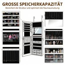 Sour Lemon Jewelry Cabinet, Storage For Back-To-School In A College Dorm - Square Iner - 查看 5