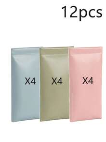 4pcs Soft PU Glasses Storage Bag, Portable Squeeze-Type Eyeglass Case, Unisex, PU Leather Glasses Pouch, Minimalist Solid Color Scratch-Resistant Eyewear Organizer, Eyewear Accessories, Glasses, Reading Glasses, Myopia Glasses, Suitable For Outdoor Sports, Travel, Back To School, Travel Essentials, Travel Bag, Holiday & Study Supplies, Women Glasses - Multicolor - View 38