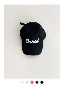 Letter Patchwork Baseball Cap INS Brand Unisex Pure Versatile Face-Slimming Couple Baseball Cap Atmosphere 3D Embroidered Letter Baseball Cap Women's New Style All-Season Versatile Large Head Circumference Deep Crown Baseball Cap Face-Slimming Skater Hippie Chicks Style - Multicolor - View 12
