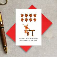 Christmas Cards, Fun Hunting Cards, "The Other Reindeer Laughed At Him," Fun Christmas Cards, Holiday Greetings For Family And Friends - Multicolor - View 4