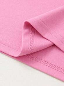 Women Two-Piece Outfits - 2 Playera Rosa con Short Rayas Rosa con Blanco - View 5