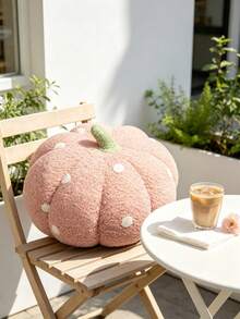 Pumpkin Throw Pillow, Soft And Cute Halloween Pumpkin Decorative Pillow, Adds Festive Atmosphere To Your Home Decor. This Pumpkin Throw Pillow Is Perfect For Bedroom Or Sofa Cushion, Making It An Excellent Halloween Gift For Friends And Family. - Pink - View 5