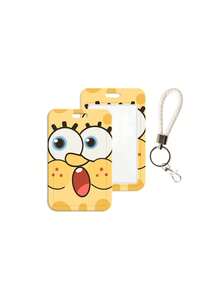 SpongeBob SquarePants SquarePants Cartoon Card Holder - Student ID, Cafeteria Meal Card, Badge, Campus Bus Metro Access Card Protective Cover - Multicolor - View 14