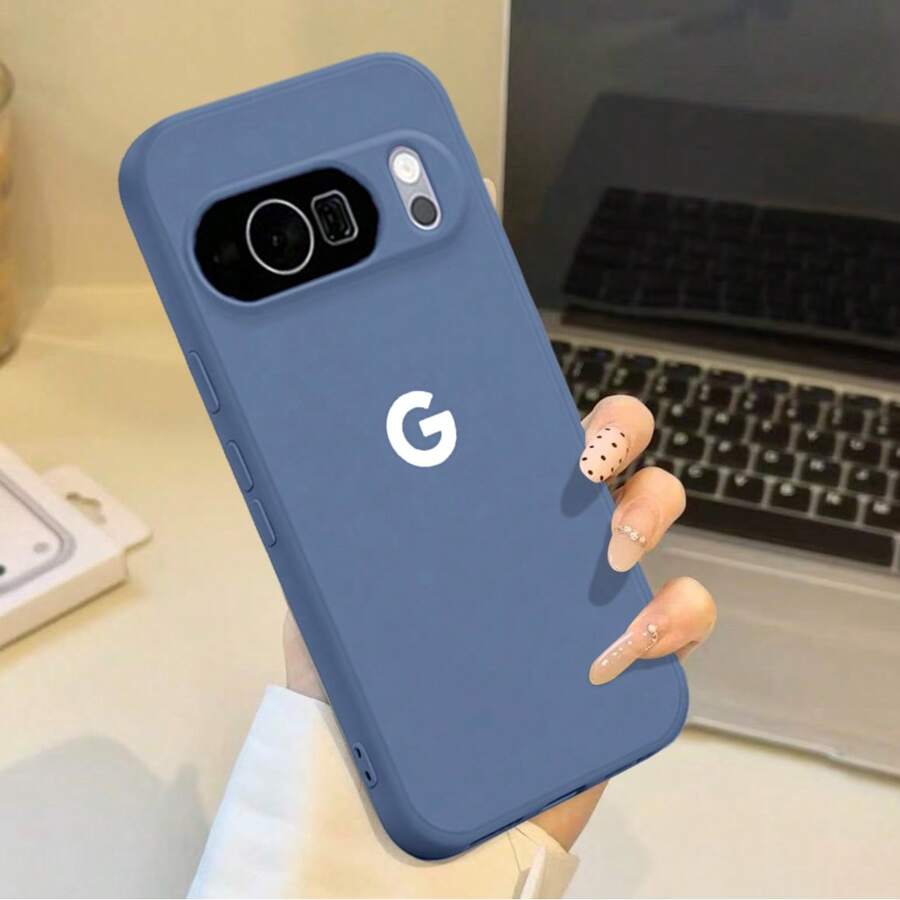 适用于 Pixel 6、7、7a、8、8a、8 Pro、9、9a、9 Pro XL、10、10a、10 Pro XL 的天鹅绒质感保护手机壳 - 薰衣草灰 - 查看 1