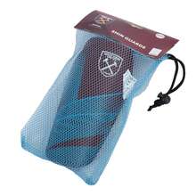 West Ham United FC FC Childrens/Kids Fuse Slip-In Shin Guards - Blue/Claret - View 3