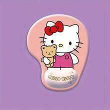 SANRIO Hello Kitty, Kuromi, My Melody, Cinnamoroll Wrist Rest Mouse Pad - 1 buah Alas Mouse Komputer Ergonomis Kartun Lucu dengan Bantalan Lembut, Sempurna untuk Mouse Komputer, Hadiah Luar Biasa untuk Keluarga dan Teman - View 5