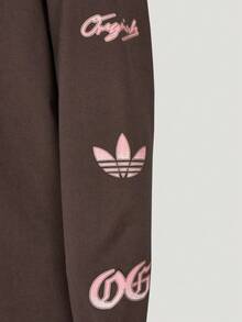 Adidas Originals Men's Long Sleeve Knit Collarless T-Shirt TKR5045 - Brown - View 5