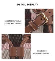 Burberry Plaid Women's Shoulder Bag 80840451 - 米棕色80840451 - 查看 9