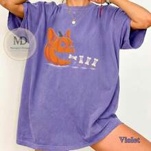French Bulldog Halloween Shirt, Pumpkin Dog Tee, Funny Frenchie Halloween Shirt, Cute Spooky Dog Lover Gift - Style1 - View 7