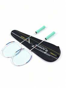 Full Carbon Badminton Racket - Lightweight, 10U, Shock Absorption Frame, Fast Attack, Default 28 Lbs, Free Accessory - Professional Stylish Racket For Competitive Play, High Performance, Durable Sports Equipment For Professional Athletes - Multicolor - View 12