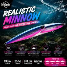 SeaKnight Floating Minnow Lure, Realistic Swimming Hard Bait With 3D Eyes, Artificial Fishing Lure For Freshwater And Saltwater Predatory Fish - Multicolor - View 3