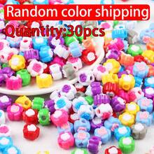 30pcs Mixed Color Acrylic Multi-Shape Large Hole Beads For Jewelry Making - Randomly Mix Colors - View 24