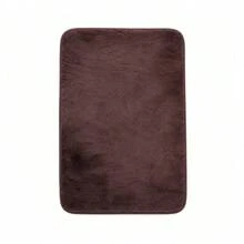 Alfombra de Baño Rectangular de 40x60cm, Tapete Suave de Fibra de Poliéster y Base de Caucho Antideslizante para Ducha y Salida de Bañera, Alfombrilla Absorbente Color Sólido - Rojo - Ver 8