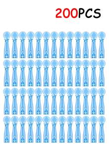 200/100/50PCS Super Sharp Acne Needle, Disposable Closed-End Needle For Removing Blackheads, Squeezing Pimples, Picking Pimples, Facial Cleansing Tools - Blue - View 8