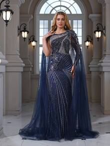 Vestidos de Boda - Color azul marino - Ver 2