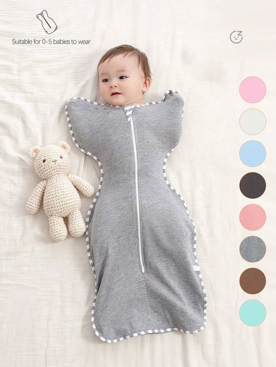 1pc Baby Swaddle Sleeping Bag, Newborn Baby Clothing, Newborn Essentials, Baby Boy Sleeping Bag