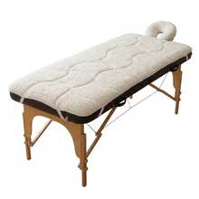 31.2"X 72" Wave Massage Mattress, Includes Massage Mattress Cover And Pillowcase, Natural, Ultra Soft, Hypoallergenic - White - View 1