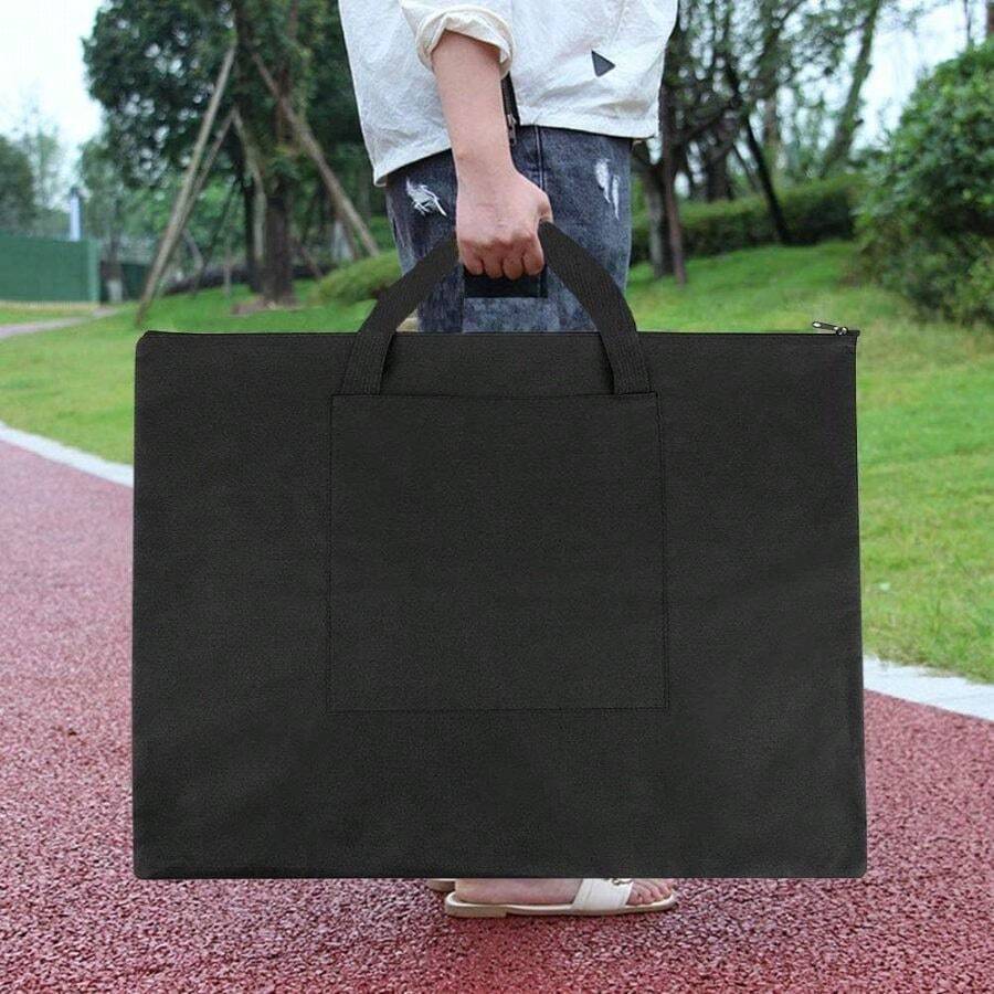 A2 Painting Drawing Board Storage Bag Waterproof Art Carry Tote Bag Canvas Art Portfolio Large File Folder Handbag - Multicolor - View 1