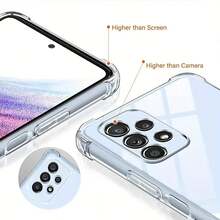 1 قطعة: بطانية هاتف شفاف مناسب ل- 11 Pro 5G و 14 Pro و C75 4G و Note 60 و Nothing Phone 2 و Nothing Phone 2A و Nothing Phone 3A. هذا الغطاء الشفاف مقاوم للصدمات وبسيط وعصري ويأتي بلون موحد. يعمل كحامي للهاتف - شفاف - مشاهدة 4