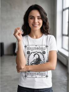Women T-Shirts - 白色 - 查看 4