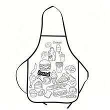 3件組 DIY 塗色圍裙 教育塗鴉互動玩具 防水可水洗創意繪畫 - 彩色 - 查看 8