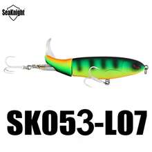 SeaKnight SK050 90mm 13g, SK051 130mm 39g, SK053 110mm 19g Whopper Plopper Surface Fishing Lure, Rotating Tail Hard Bait, Artificial Fishing Lure For Bass, Pike, Perch, Freshwater And Saltwater - Multicolor - View 11