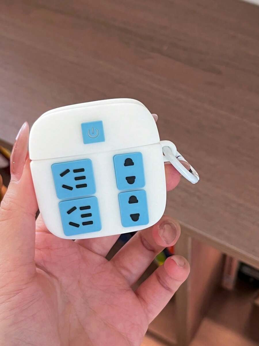 Simulasi Seru Stopkontak Multifungsi Pods 4 Kotak Pelindung Pod 3 Kompatibel Dengan Casing Earphone Apple Pro Generasi ke-2 Nirkabel Bluetooth Generasi ke-3 Pod Pro Generasi ke-2 Generasi ke-4 5 Kotak