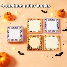 Halloween Themed Decorative Memo Pad, Suitable For Journaling, Crafting And Office Notes, Room Decor Home Decor Halloween Decor - A - View 9
