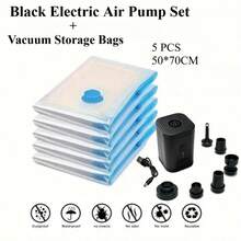 RAF Portable Vacuum Air Pump, Dual Inflator & Deflator. Works For Air Beds, Mattresses, Inflatable Cushions, Boats And Swimming Rings. Also Serves As Vacuum Pump For Storage Bags And Clothes. Ideal Camping Essentials. Autumn & Winter Special Offers! - Multicolor - View 14