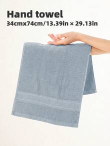 Optional 1pc/4pcs Towel Set/4pcs Small Square Towel, Terry Cotton-Absorbent Material-Suitable For Bathroom, Facial Care, Hand And Body Wiping, Home Decor, Kitchen Decor, Back To School Season, Autumn Decor - Baby Blue - View 6