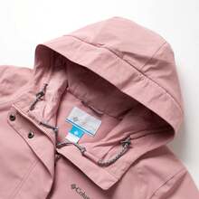 Columbia New Waterproof Outdoor Women's Sports Jacket Hooded Casual Windbreaker - Pink - View 6