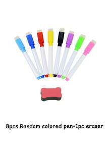 Erasable Magnetic Whiteboard Markers, Suitable For Writing, Teaching, Drawing And Coloring; Featuring Erasable Design, Large Ink Capacity, Perfect For Quick Sketching, Doodling And Back To School Use - Multicolor - View 12