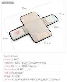 Baby Wet Bag - Rose Red - View 4