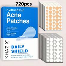 720/360/360pcs Hydrocolloid Acne Pimple Patch, Hydrocolloid Spot Stickers, Covering Zits And Defect, Nighttime Spot Stickers For Face - Round Pimple Patches - View 6