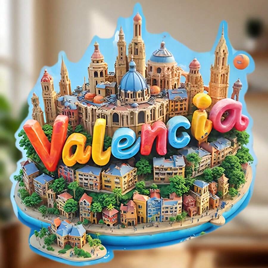 Valencia Ancient Stones And Avant-Garde Dreams Where The Mediterranean Sun Meets The Pulse Of Tomorrow Keepsake For All Metal Surfaces Throughout The Home - A - View 1
