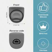 3pcs Silicone Sealing Gasket Replacement Parts, Suitable For O Wa La F Ree Sip Spout Cover, Leak-Proof Easy Installation, Compatible With 20oz/24oz/32oz Models - Multicolor - View 2