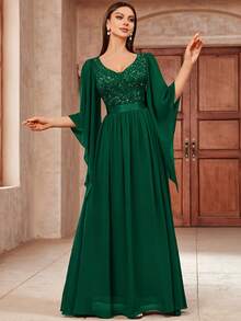 Wedding Dresses - Dark Green - View 2