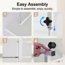 1 Pieza Mesa de Noche Móvil Ajustable en Altura (Decoraciones de Escritorio No Incluidas), Equipada con Ruedas Universales Bloqueables, Altura Ajustable Libremente, Escritorio de Computadora Móvil Simple, Adecuado para Trabajar en el Dormitorio y Estudiar al Lado del Sofá. - Multicolor - Ver 8