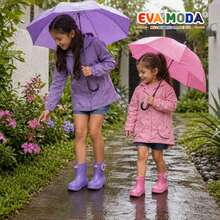 EVA MODAR Kid's Rain Boots - Pink - View 2