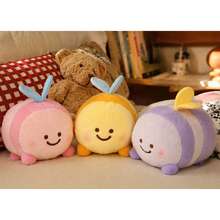 7.09 Inch Cute Bee Plush Doll - Soft And Fluffy - Multicolor - View 5