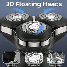 Men's Electric Shaver Multi-Function Grooming Kit, Can Shave, Cut Hair, Trim Sideburns, Trim Nose Hair, USB Rechargeable, Digital Display, Perfect Gift For Men On Holidays, Battery Capacity 600mAh - A - View 5